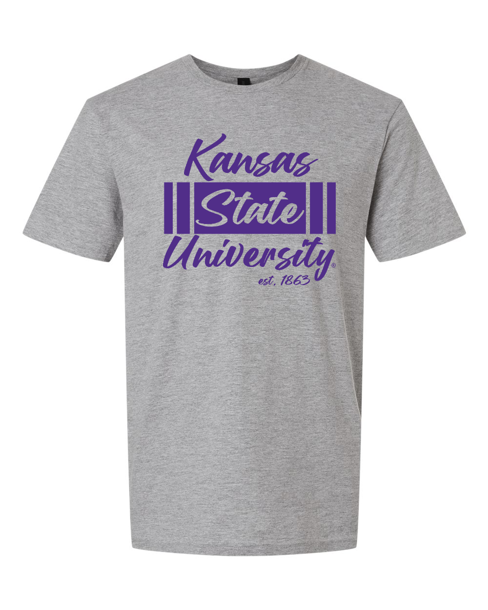 Unisex Softstyle® T-Shirt Sport Grey front mockup