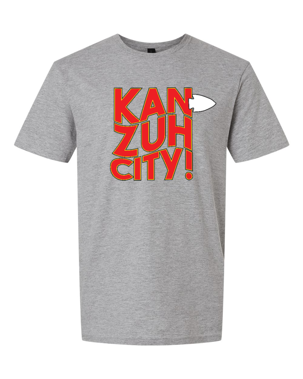 Unisex Softstyle® T-Shirt Sport Grey front mockup