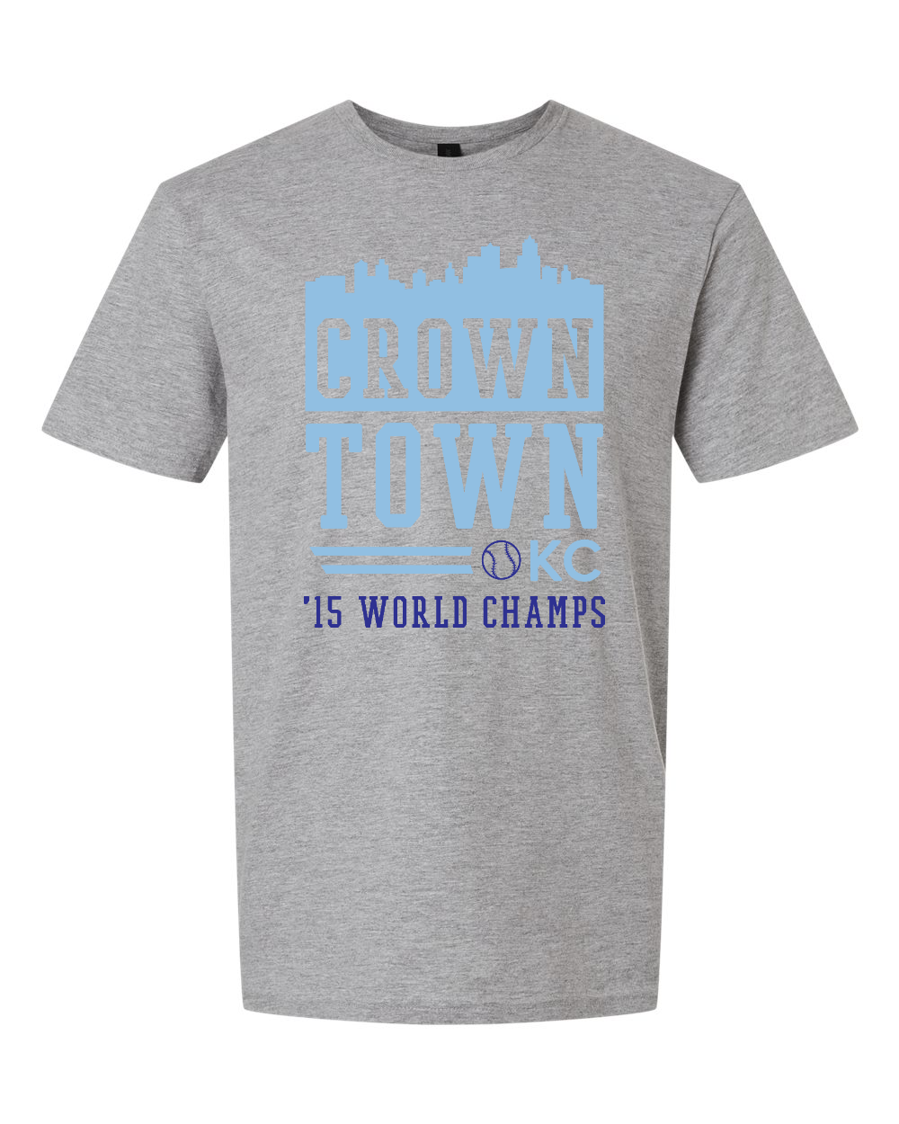 Unisex Softstyle® T-Shirt Sport Grey front mockup