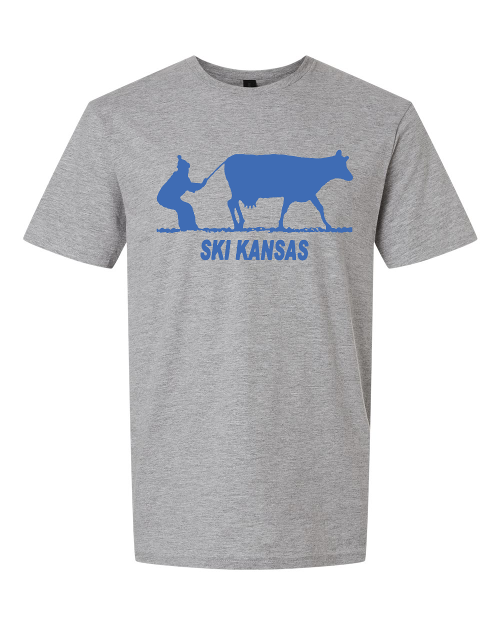 Unisex Softstyle® T-Shirt Sport Grey front mockup