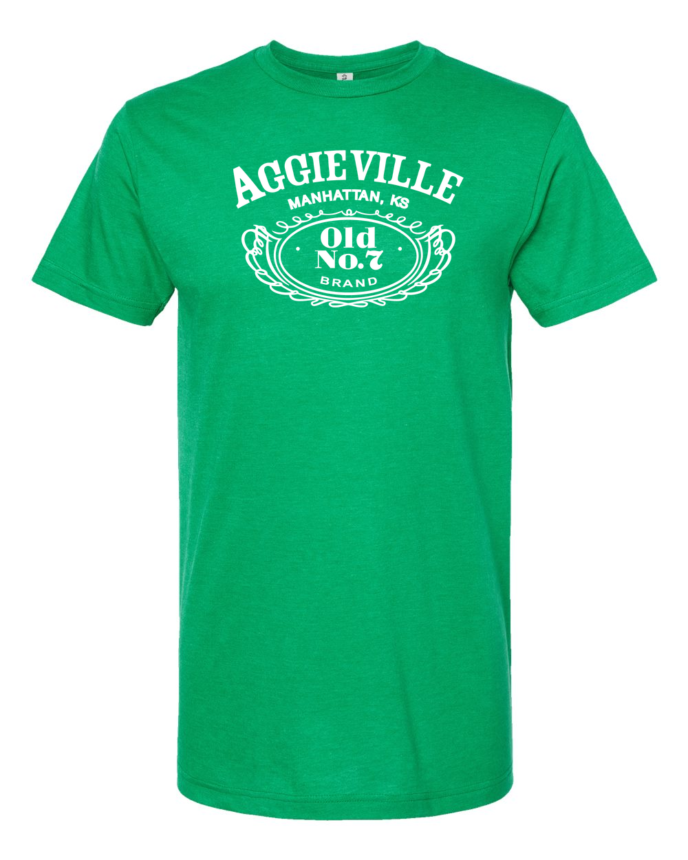 Unisex Fine Jersey T-Shirt Heather Kelly front mockup