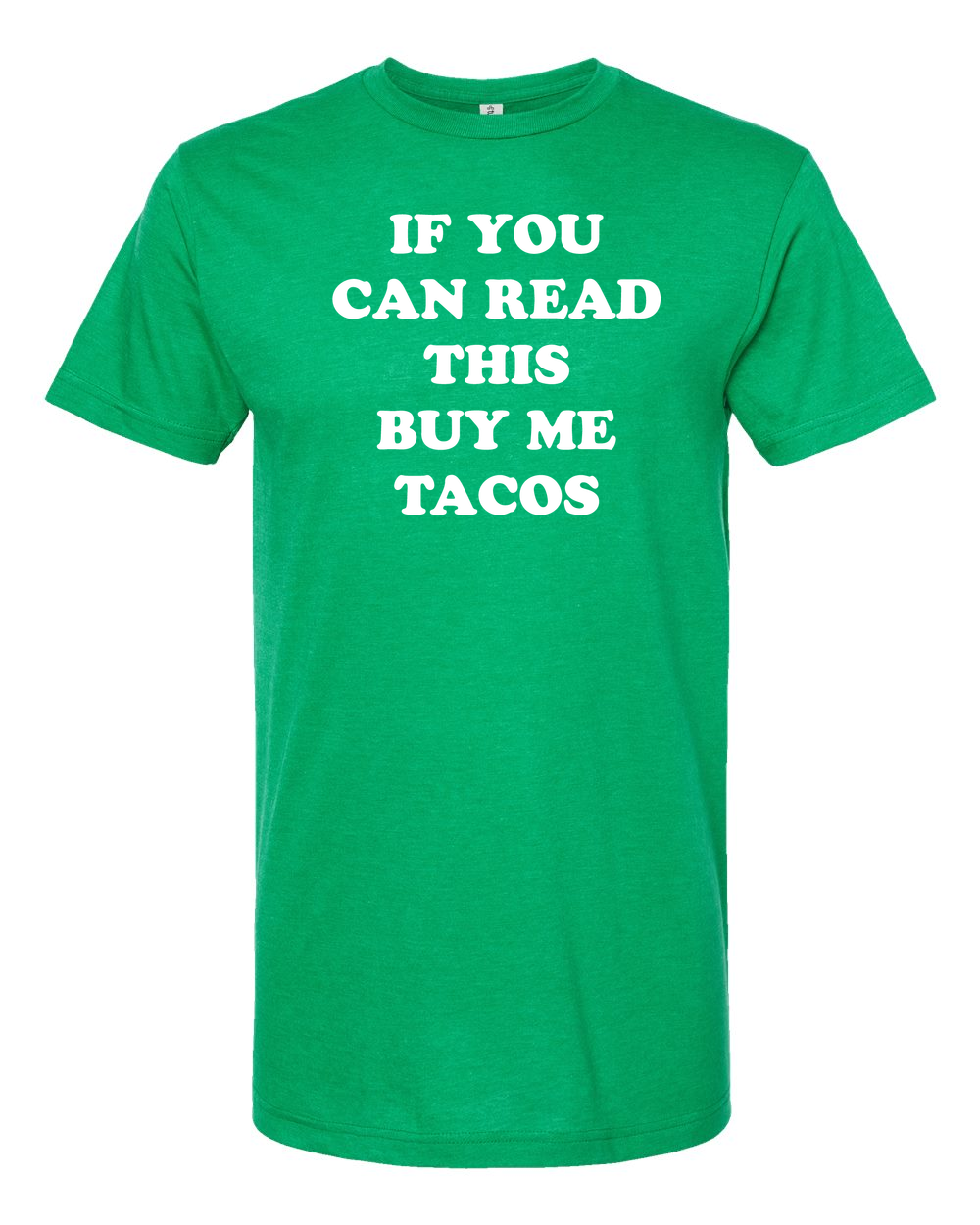 Unisex Fine Jersey T-Shirt Heather Kelly front mockup