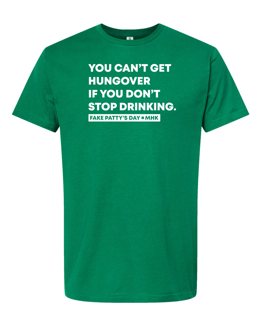 Unisex Fine Jersey T-Shirt Kelly Green front mockup