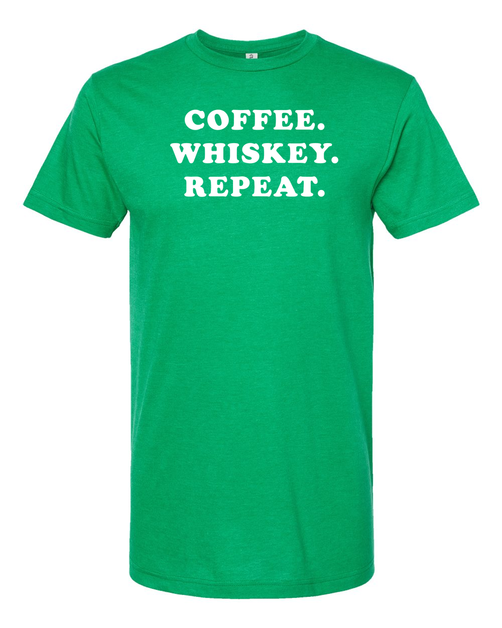 Unisex Fine Jersey T-Shirt Heather Kelly front mockup