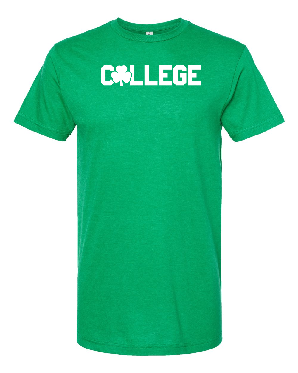 Unisex Fine Jersey T-Shirt Heather Kelly front mockup