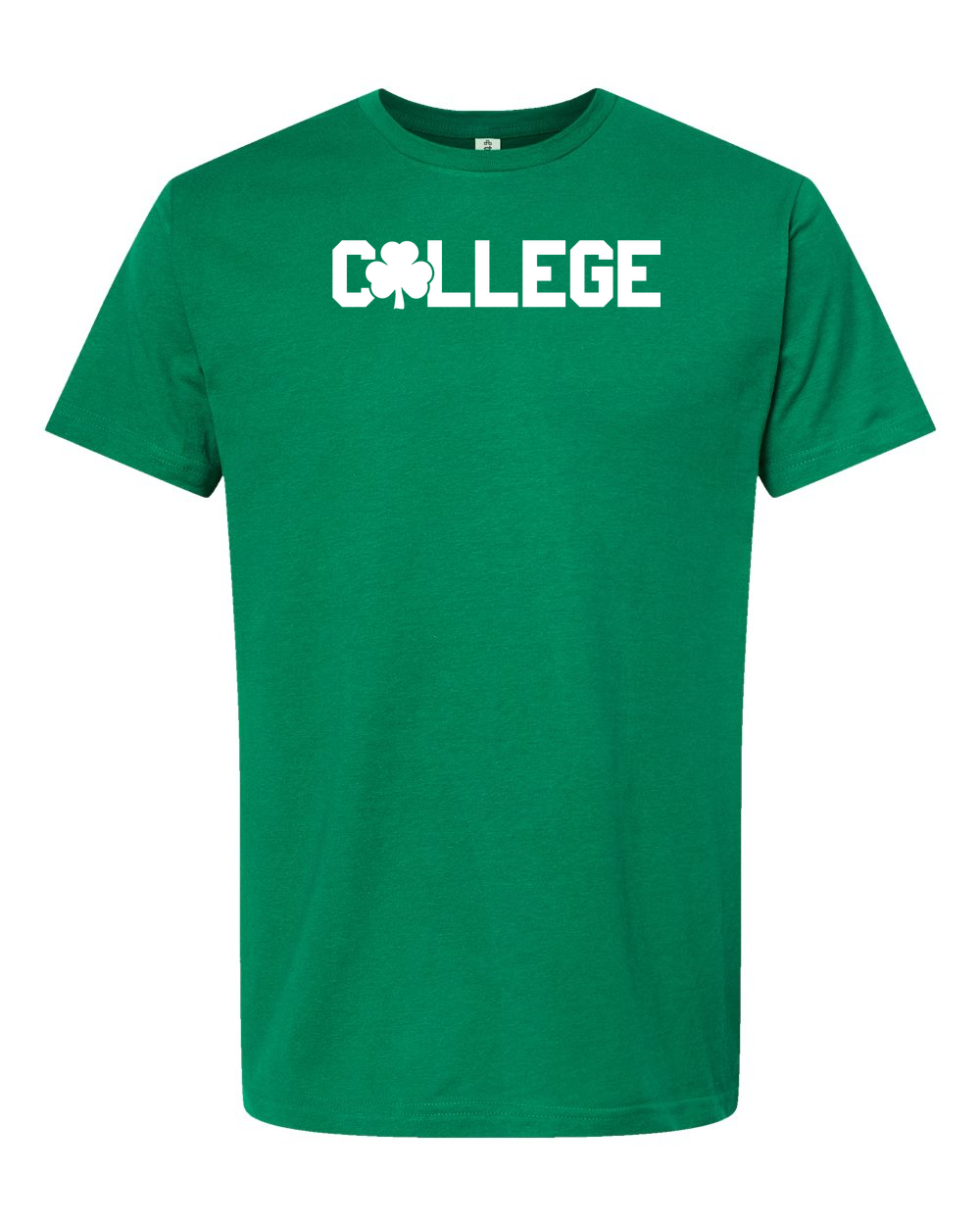 Unisex Fine Jersey T-Shirt Kelly Green front mockup