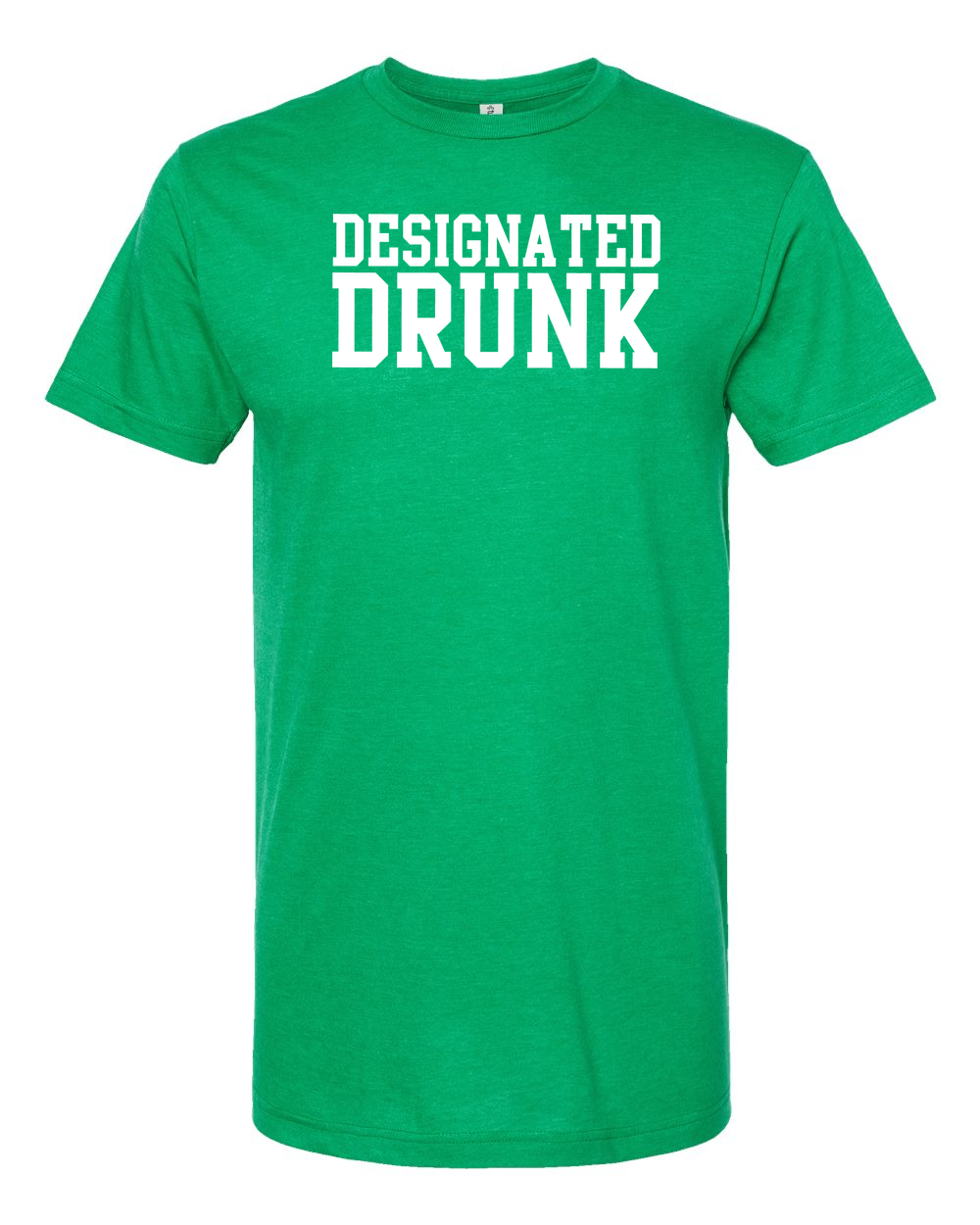 Unisex Fine Jersey T-Shirt Heather Kelly front mockup