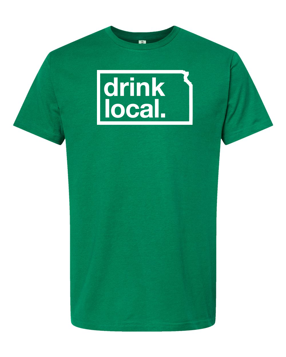 Unisex Fine Jersey T-Shirt Kelly Green front mockup