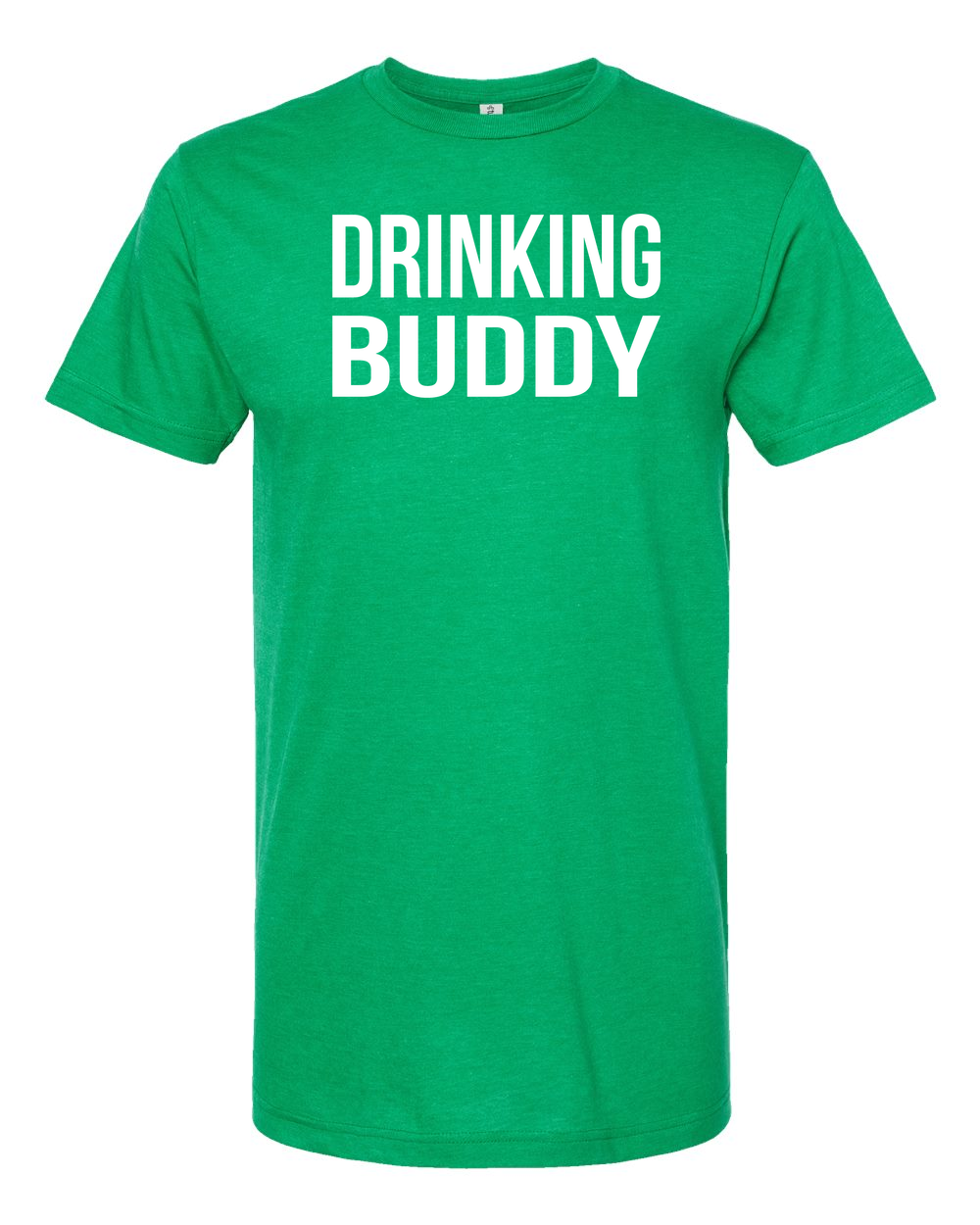 Unisex Fine Jersey T-Shirt Heather Kelly front mockup