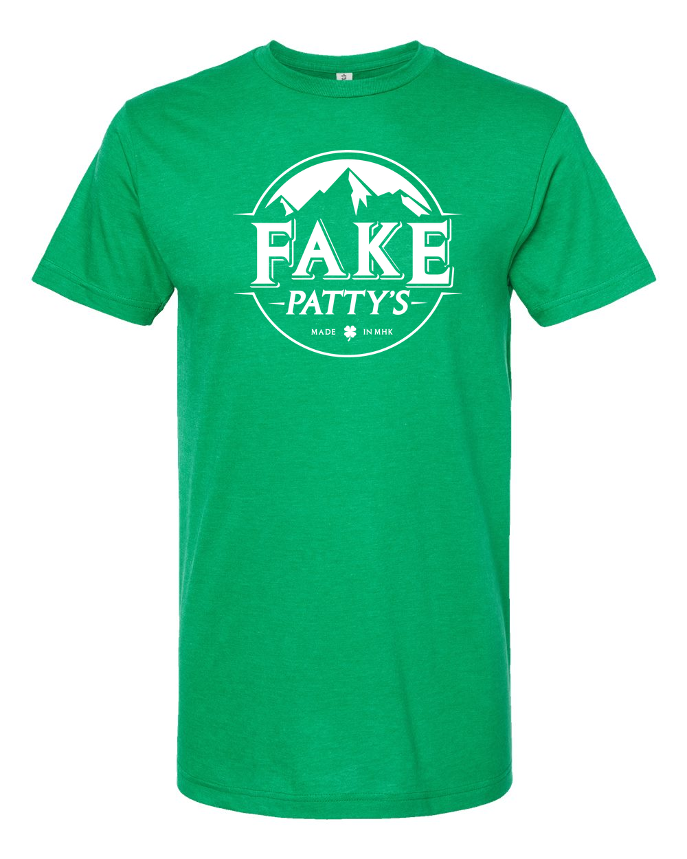 Unisex Fine Jersey T-Shirt Heather Kelly front mockup