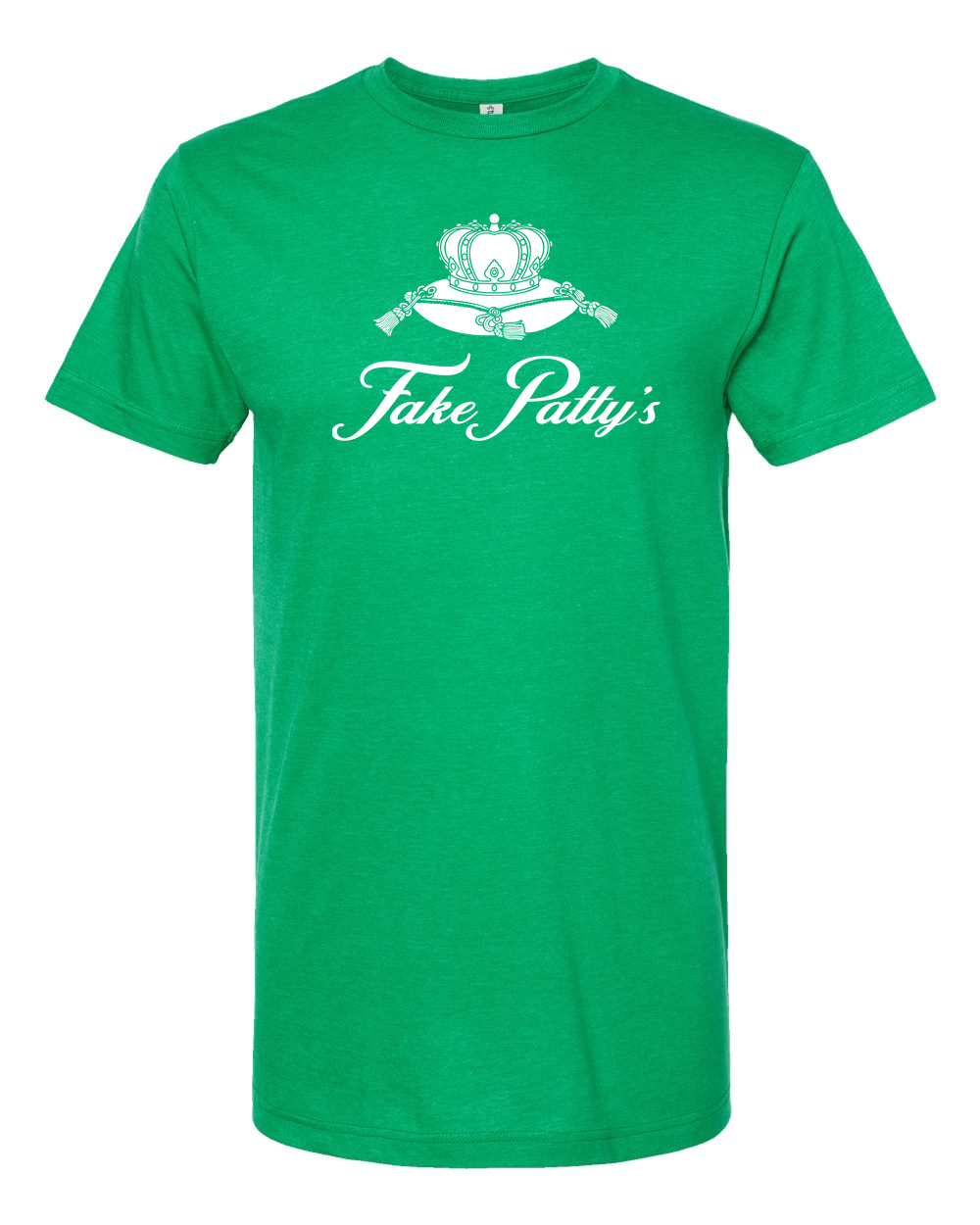 Unisex Fine Jersey T-Shirt Heather Kelly front mockup