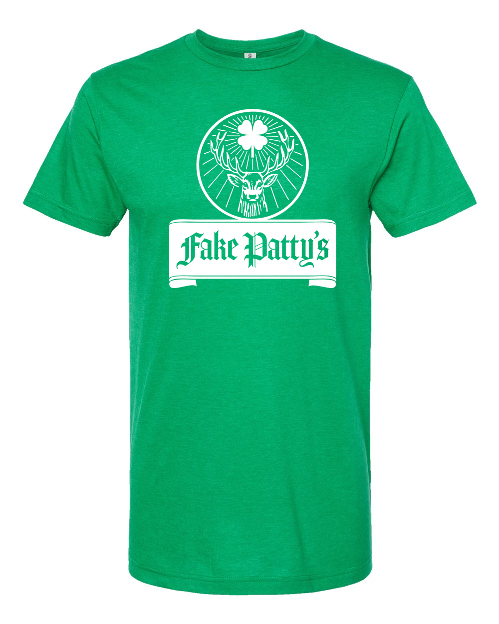 Unisex Fine Jersey T-Shirt Heather Kelly front mockup