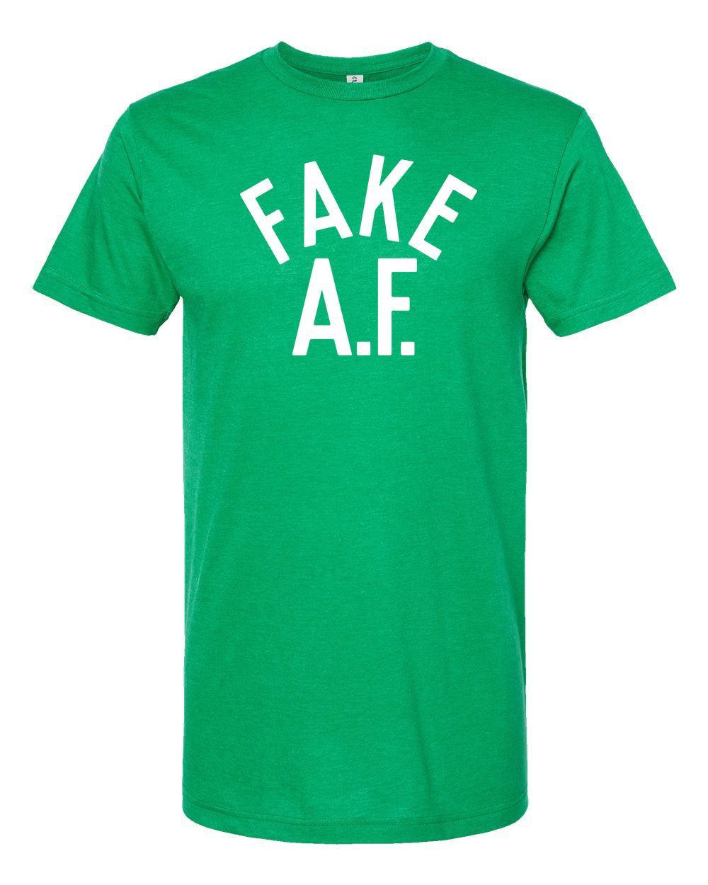 Unisex Fine Jersey T-Shirt Heather Kelly front mockup