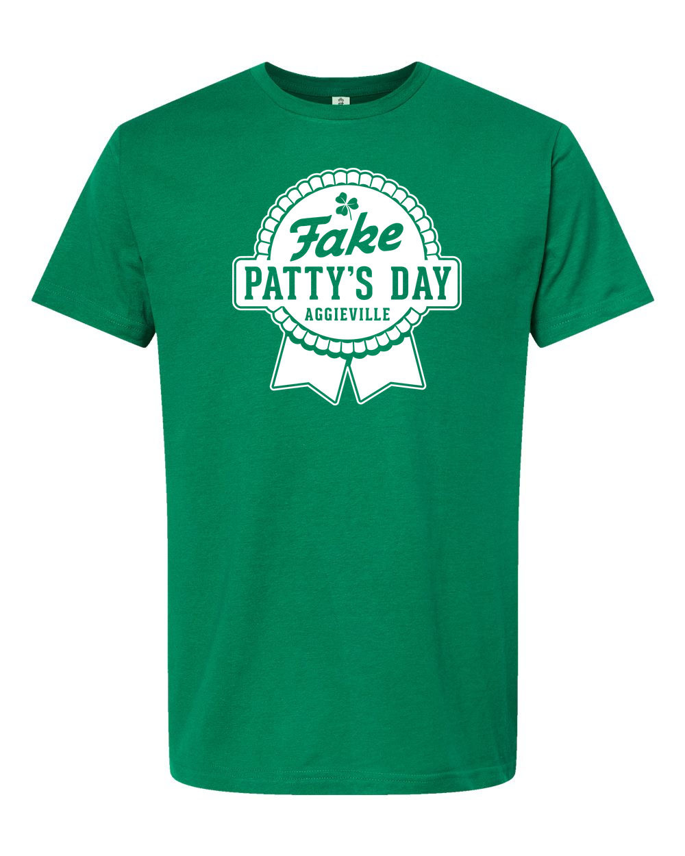 Unisex Fine Jersey T-Shirt Kelly Green front mockup