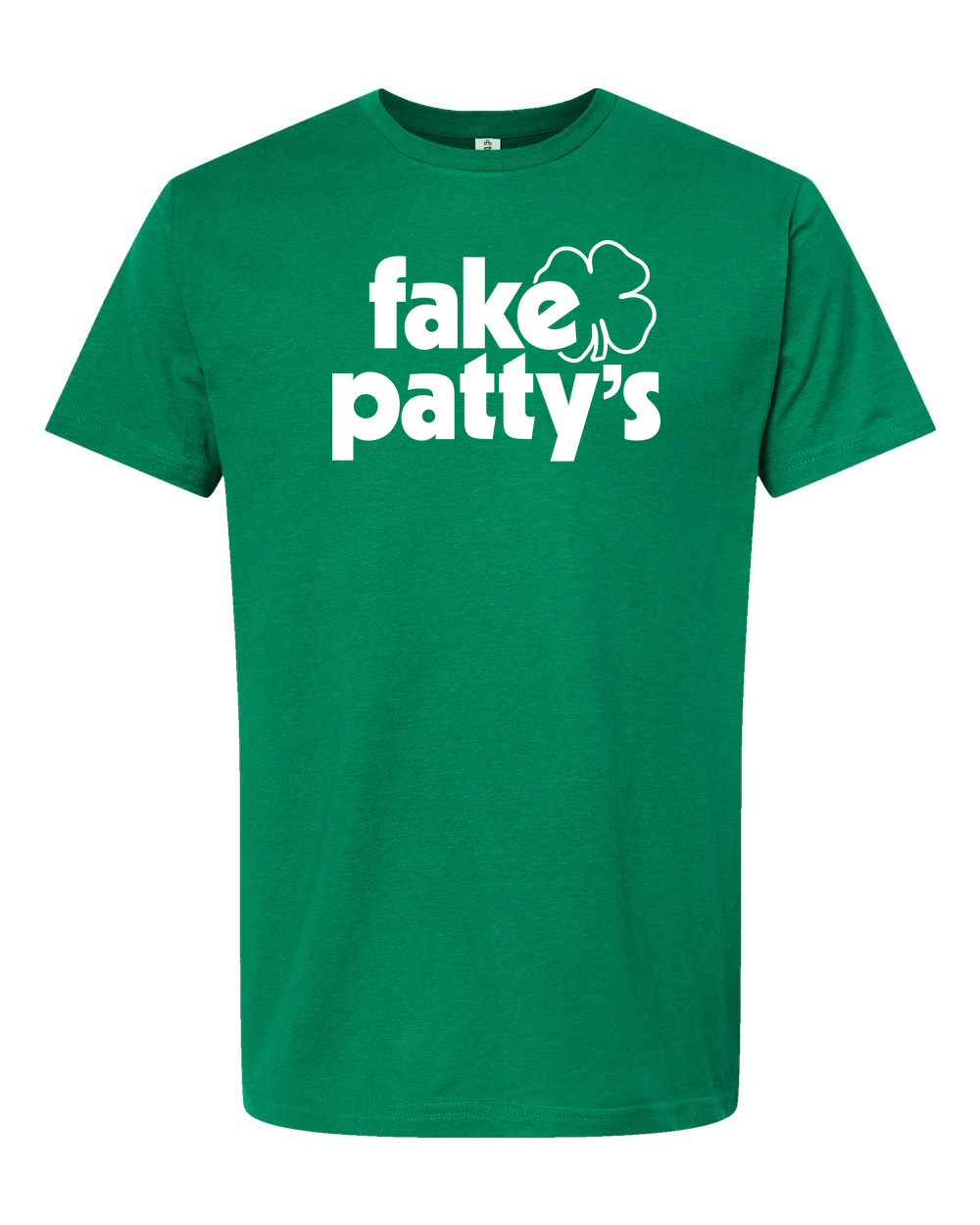 Unisex Fine Jersey T-Shirt Kelly Green front mockup