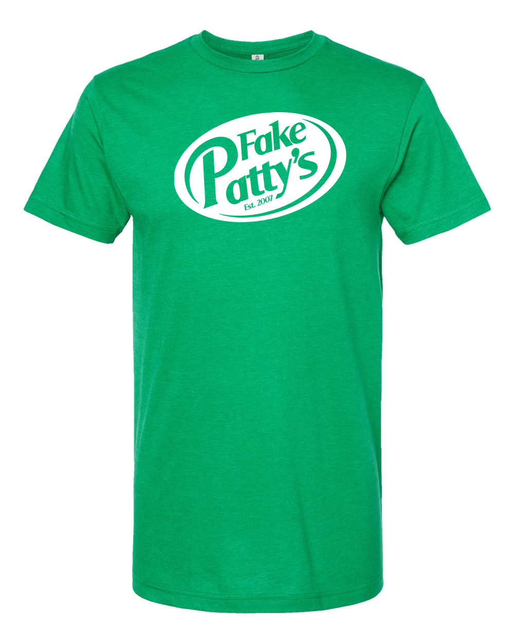 Unisex Fine Jersey T-Shirt Heather Kelly front mockup