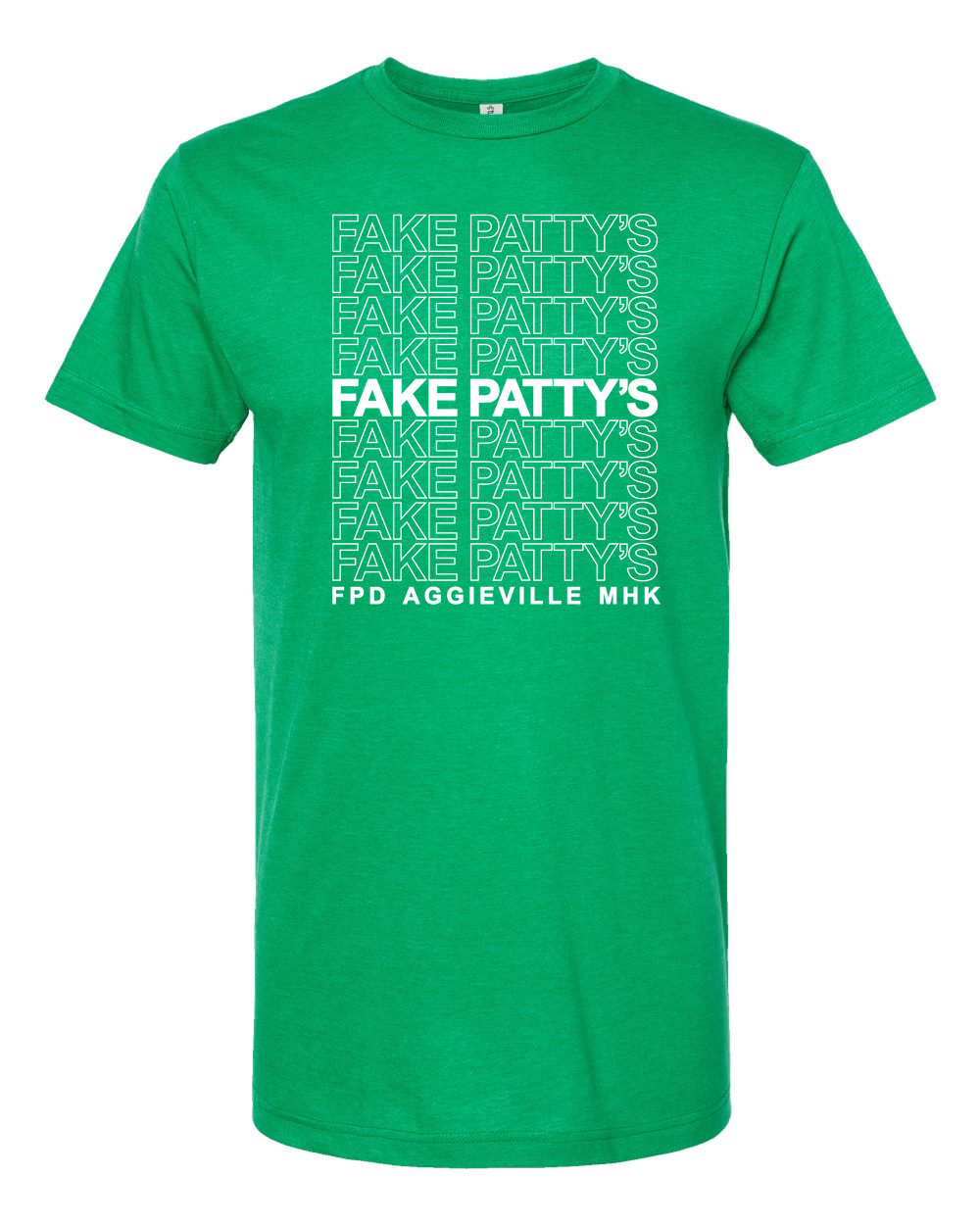 Unisex Fine Jersey T-Shirt Heather Kelly front mockup