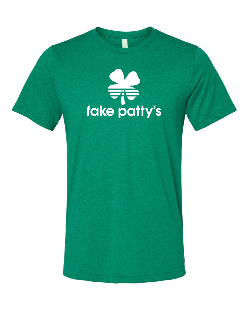 Triblend Tee Kelly Triblend front mockup