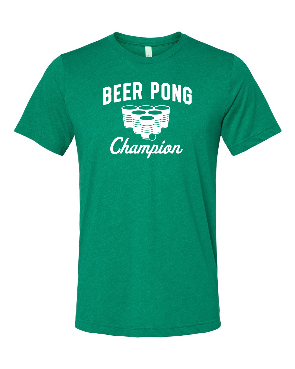 Triblend Tee Kelly Triblend front mockup