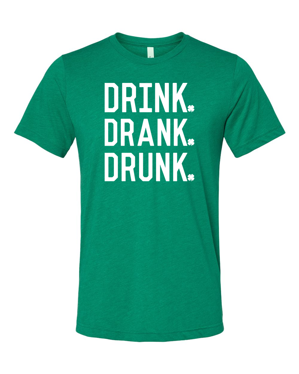 Triblend Tee Kelly Triblend front mockup