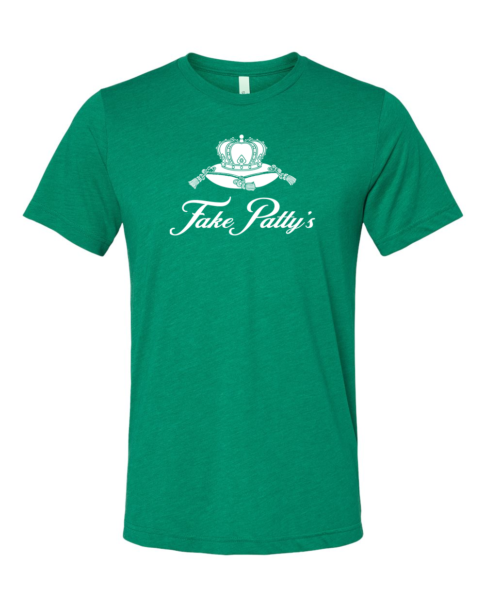 Triblend Tee Kelly Triblend front mockup