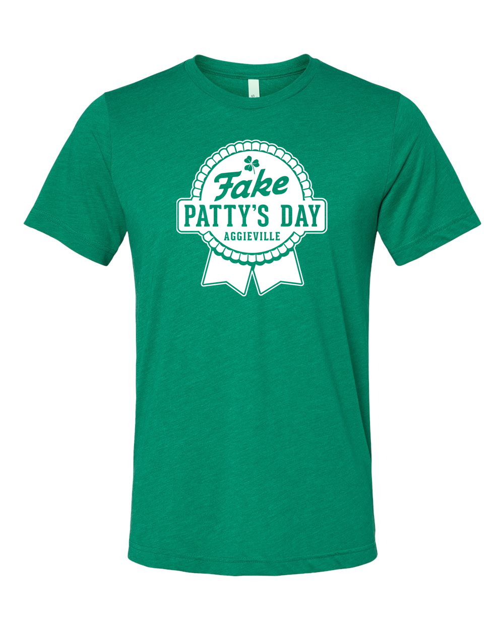 Triblend Tee Kelly Triblend front mockup