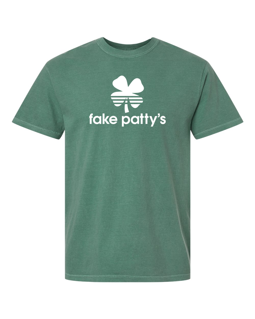 Unisex Garment-Dyed Heavyweight T-Shirt Light Green front mockup