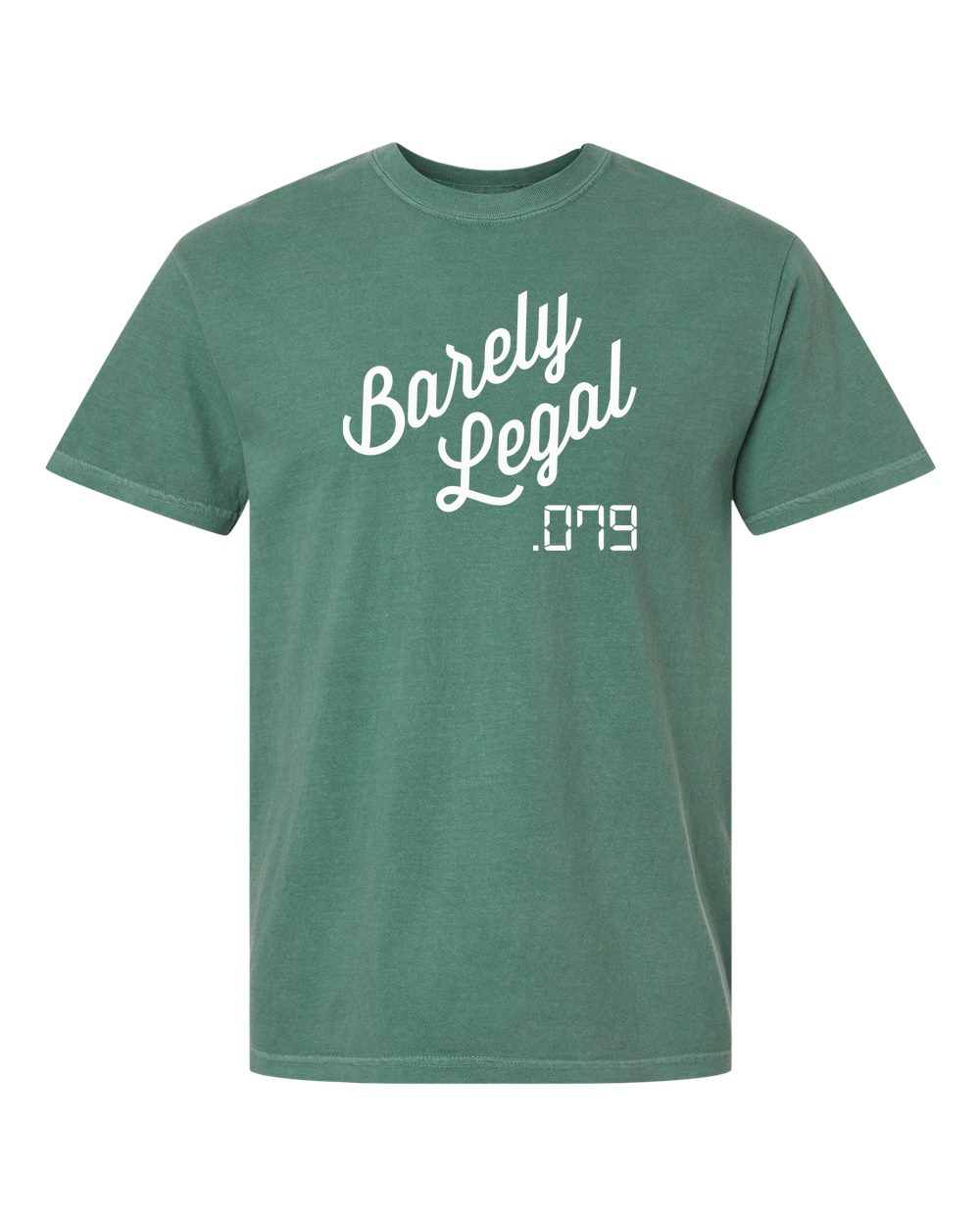 Unisex Garment-Dyed Heavyweight T-Shirt Light Green front mockup