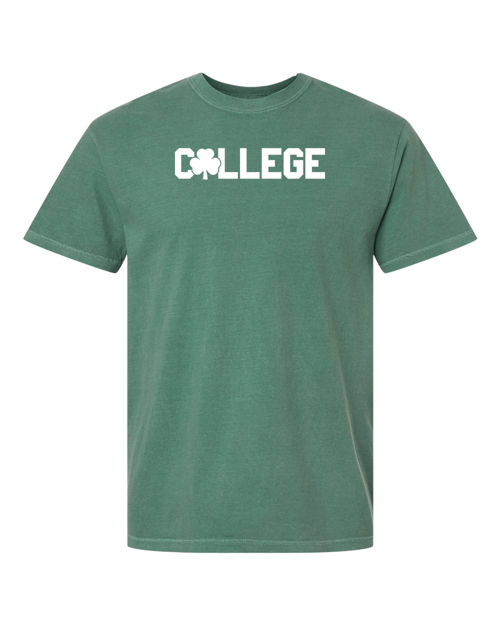 Unisex Garment-Dyed Heavyweight T-Shirt Light Green front mockup