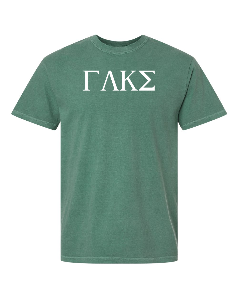 Unisex Garment-Dyed Heavyweight T-Shirt Light Green front mockup