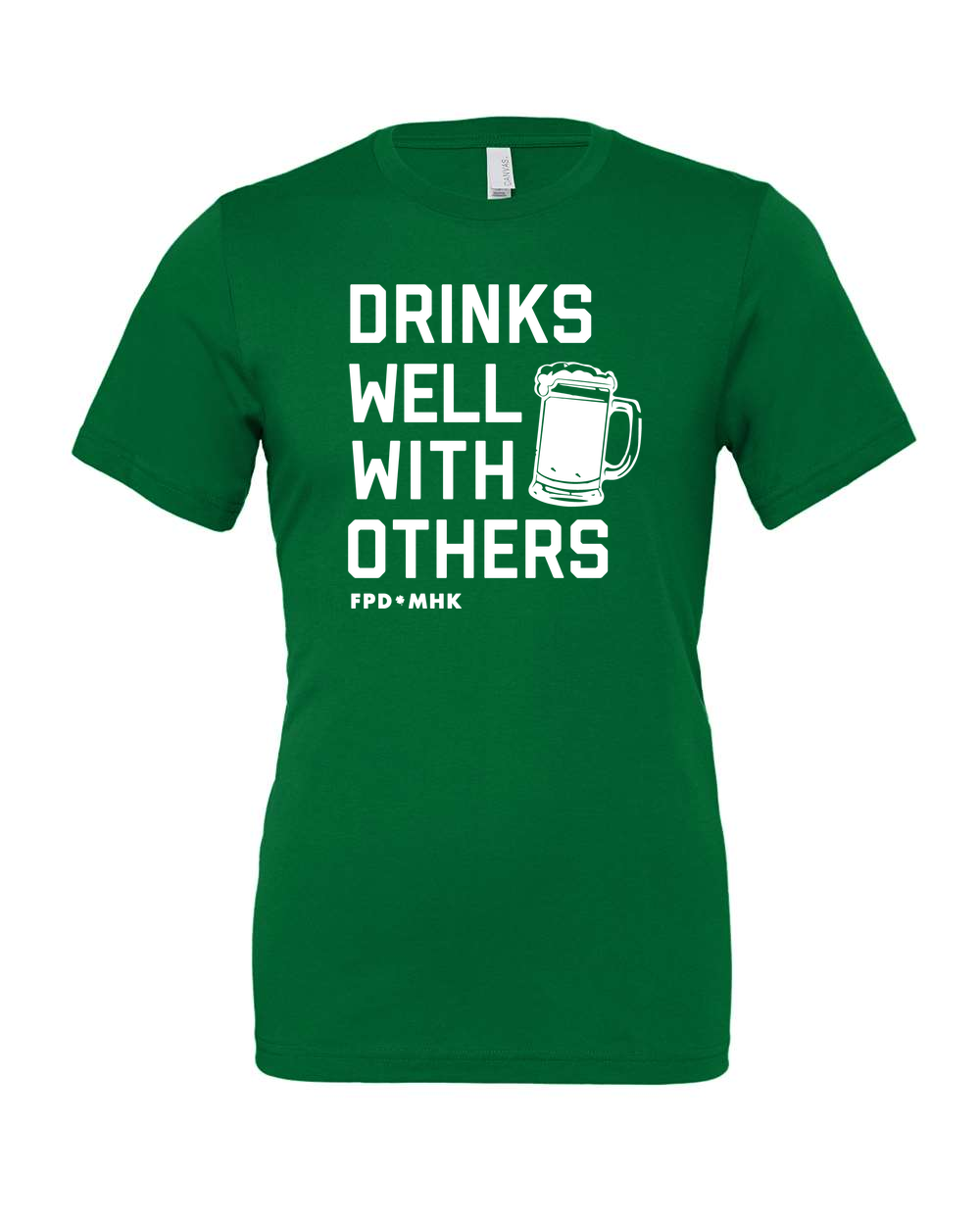 Jersey Tee Kelly front mockup