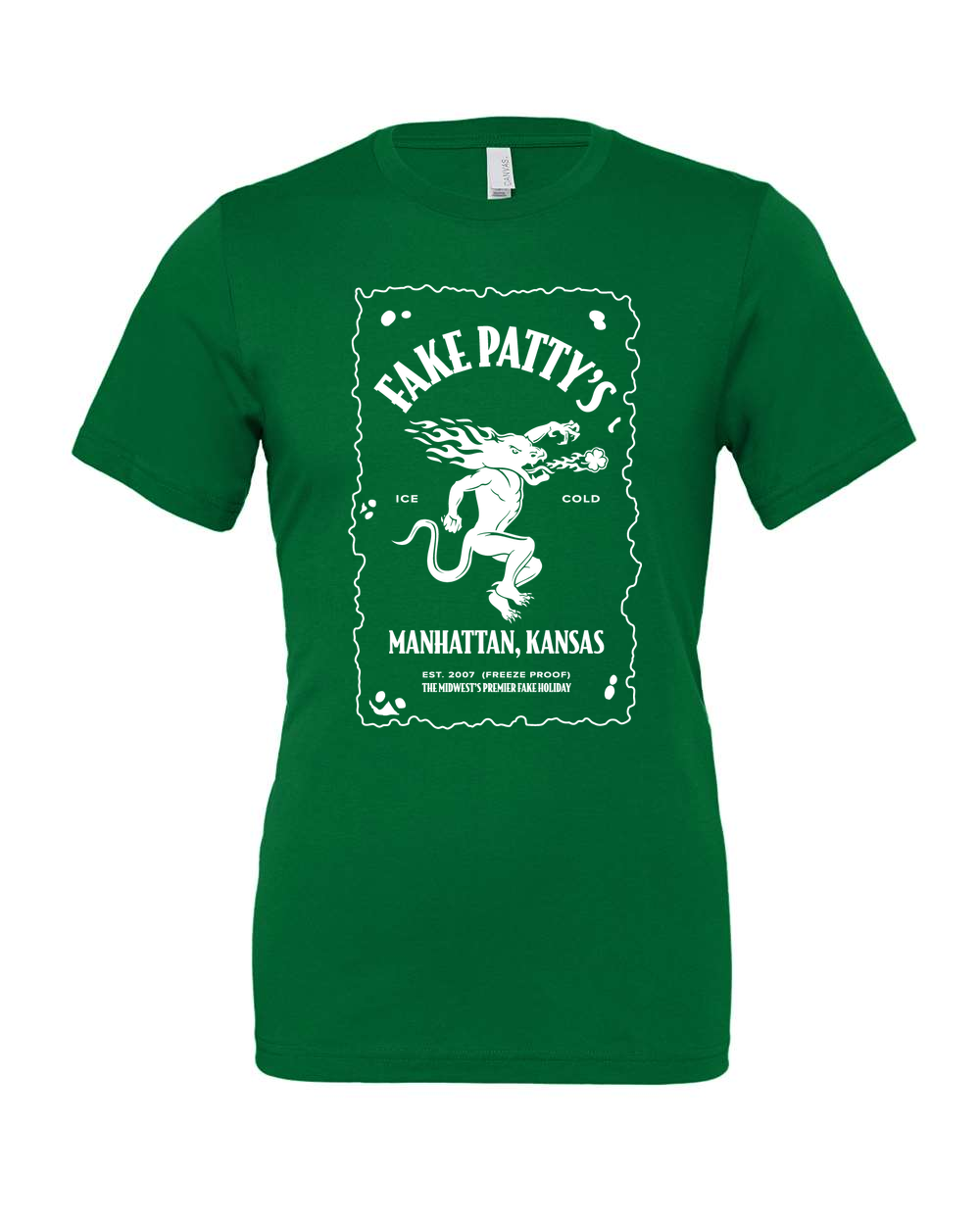 Jersey Tee Kelly front mockup