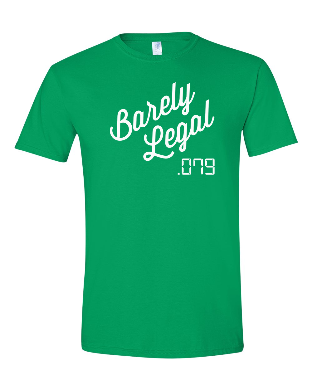 Unisex Softstyle® T-Shirt Irish Green front mockup
