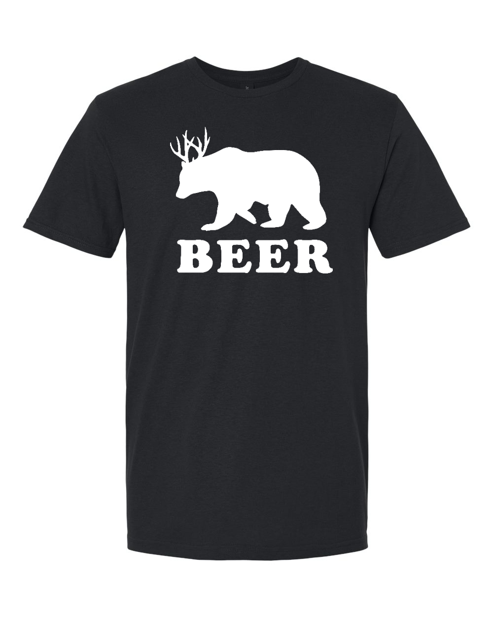 Gildan 64000 Unisex Softstyle® T-Shirt Black front mockup
