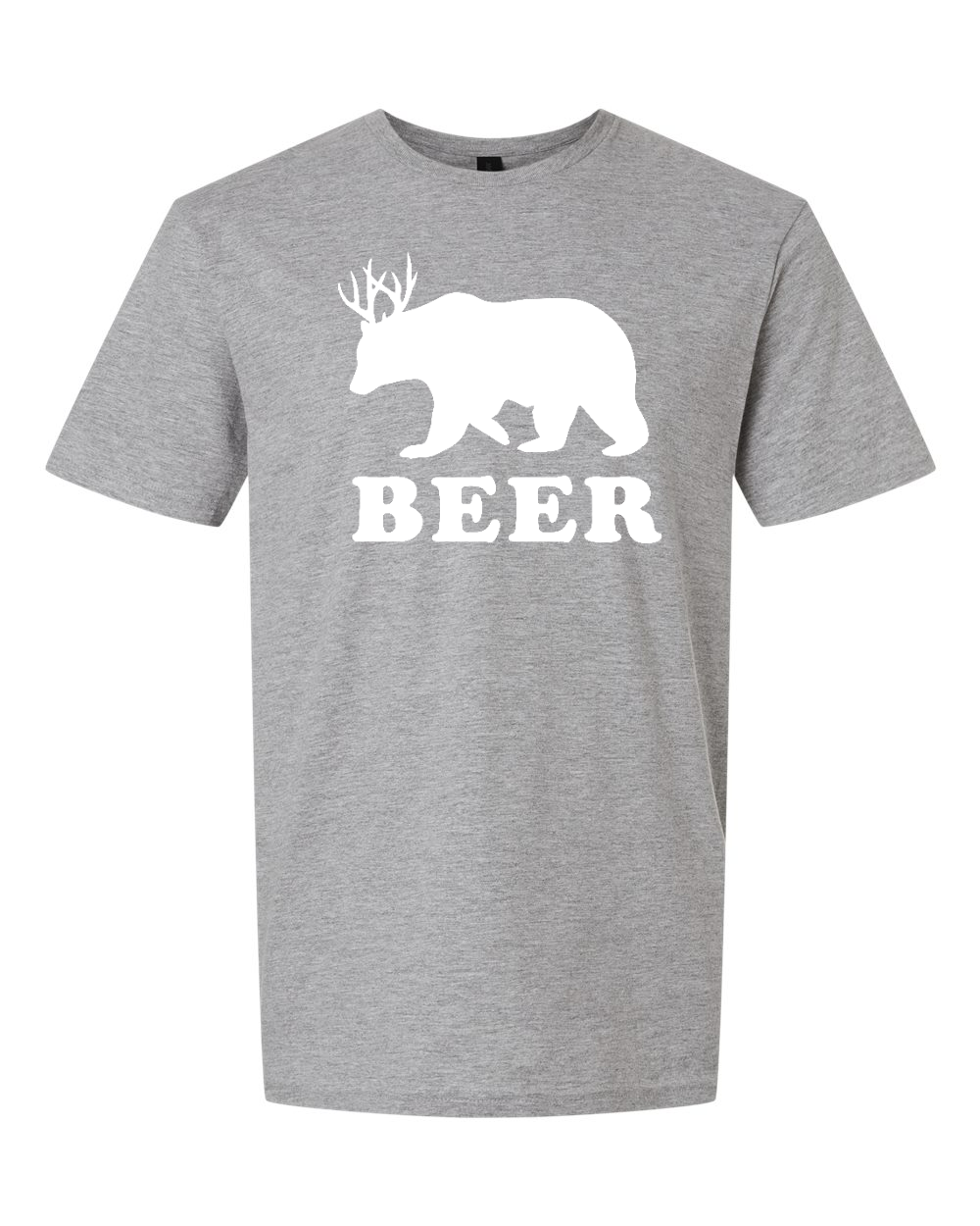 Gildan 64000 Unisex Softstyle® T-Shirt Sport Grey front mockup