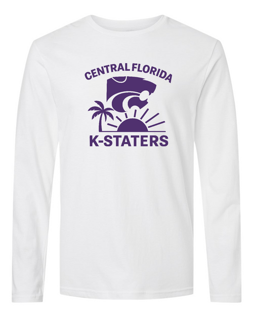 Gildan Unisex Softstyle® Long Sleeve T-Shirt White front mockup