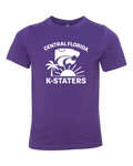 Next Level Youth Cotton T-Shirt Purple Rush front mockup