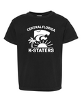 Comfort Colors Youth Garment-Dyed Heavyweight T-Shirt Black front mockup
