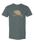 Gildan 64000 Unisex Softstyle® T-Shirt Dark Heather front mockup
