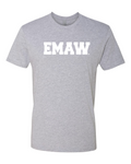 Next Level Unisex Cotton T-Shirt Heather Grey front mockup