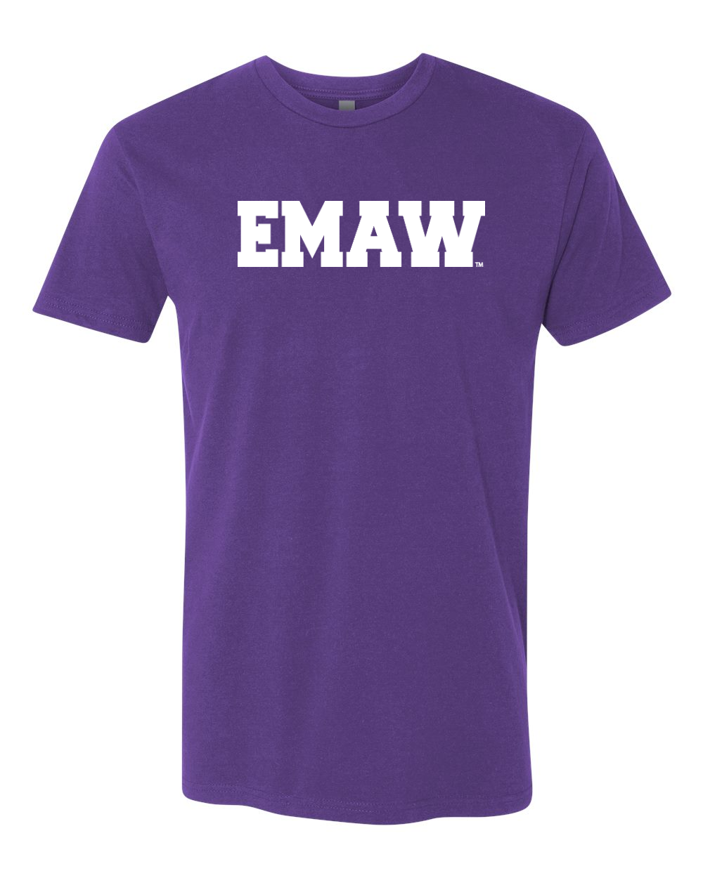 Next Level Unisex Cotton T-Shirt Purple Rush front mockup