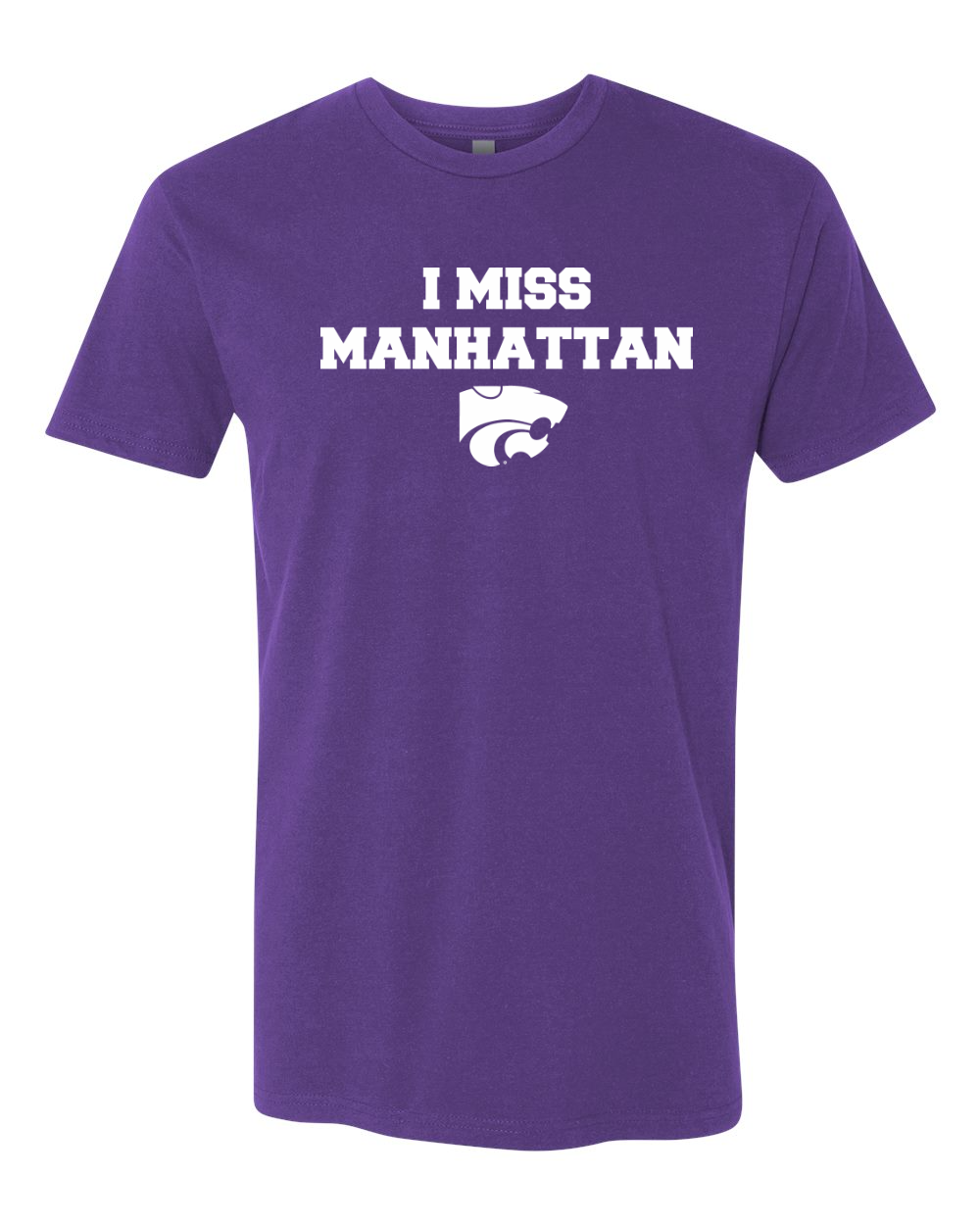 Next Level Unisex Cotton T-Shirt Purple Rush front mockup