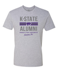 Next Level Unisex Cotton T-Shirt Heather Grey front mockup