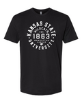 Next Level Unisex Cotton T-Shirt Black front mockup