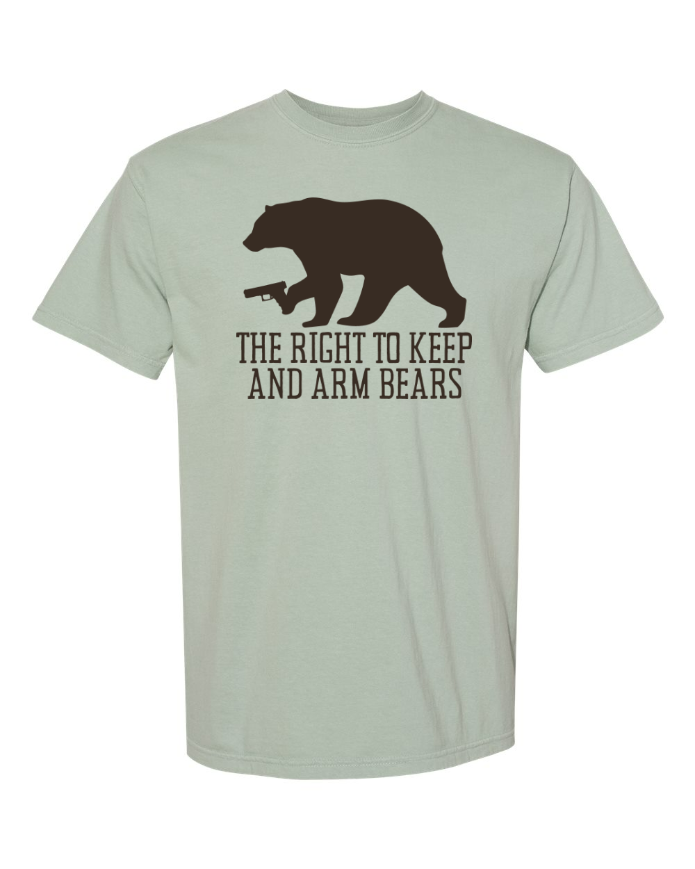 Comfort Colors Unisex Garment-Dyed Heavyweight T-Shirt Bay front mockup