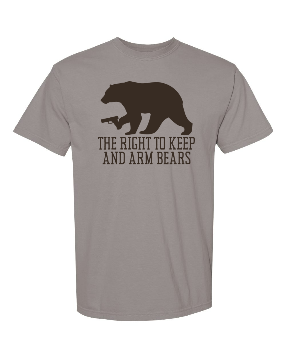 Comfort Colors Unisex Garment-Dyed Heavyweight T-Shirt Grey front mockup