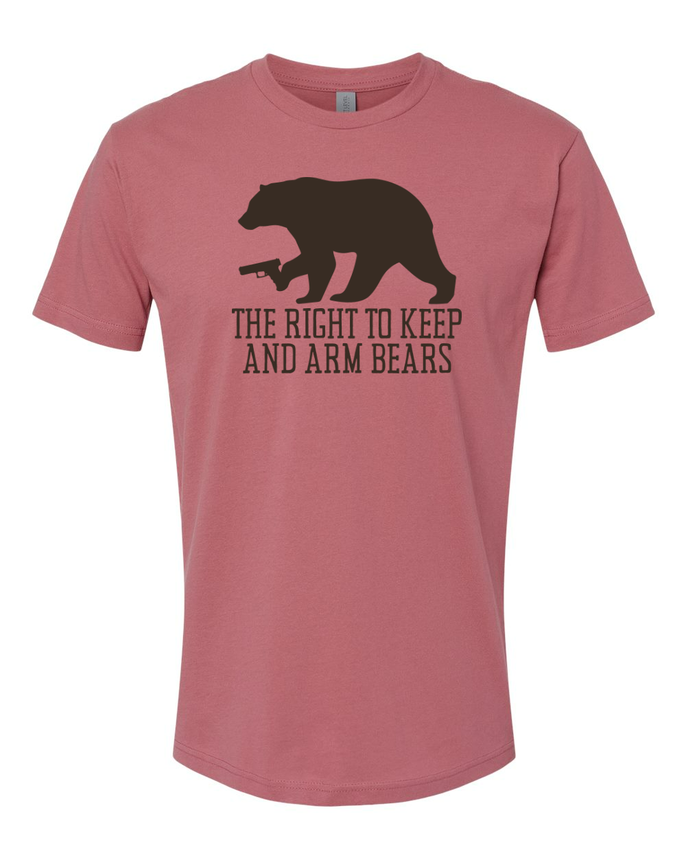 Next Level Unisex Cotton T-Shirt Mauve front mockup