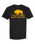 Comfort Colors Unisex Garment-Dyed Heavyweight T-Shirt Black front mockup