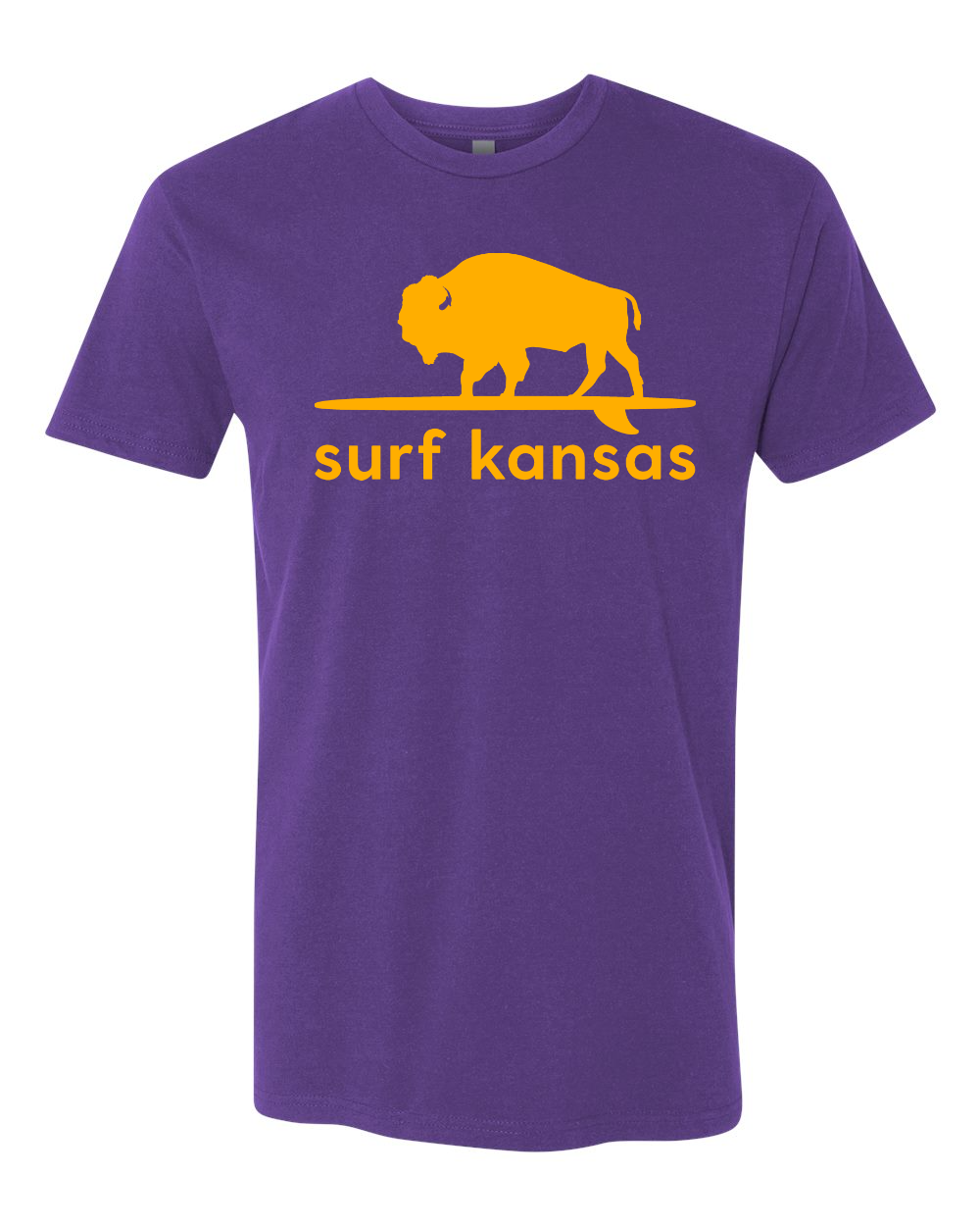 Next Level Unisex Cotton T-Shirt Purple Rush front mockup