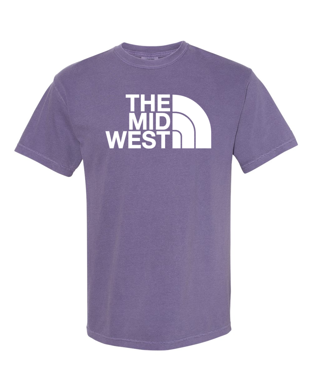 Comfort Colors Unisex Garment-Dyed Heavyweight T-Shirt Grape front mockup